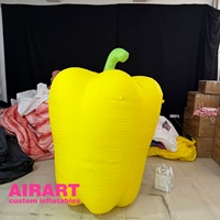 Ballon gonflable en forme de poivron pour la publicité et la décoration