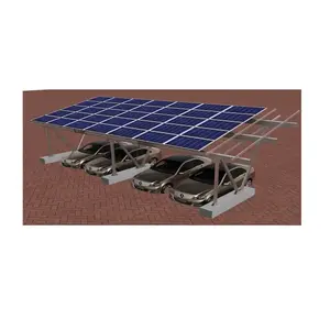 Custom-designed Solar Carport Mount For 16 Panels Solar Carport Mounting System Design Solar Carport Commercial