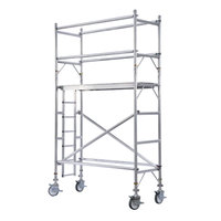 Échafaudage Roulant Personnalisable en Acier Inoxydable, Échafaudage de Chantier en Acier, Échafaudage Lourd Galvanisé en H