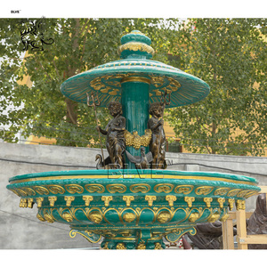 BLVE gran decoración al aire libre fuente de agua de Metal francés La Fontaine Des Fleuves fuentes de jardín de bronce con estatuas - Product Image 4