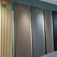 Décorations murales en bois insonorisantes, panneaux acoustiques flexibles en MDF, panneaux acoustiques personnalisés