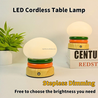 Cadeau créatif Veilleuse à hamburger LED rechargeable par USB Lampe de chevet 3 couleurs à gradation tactile pour chambre d'enfant