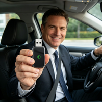 Nuevo Adaptador de Transmisión CarPlay 2 en 1 Mini USB de Metal Premium, Dongle WiFi6 Plug-and-Play, Conversión CarPlay Android Auto