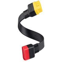 Cable de Extensión OBD2 OBD de 16 Pines para X431 V/V+/PRO/PRO 3/Easydiag 3.0/Mdiag/Golo, Lector de Códigos de Plástico, 1 Año de Garantía