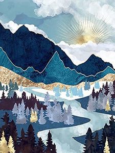 La meilleure toile courte en toile de coton pour la peinture au diamant 5D en gros avec des pierres en résine rondes et carrées, peinture au diamant 3D - Product Image 4
