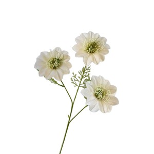 Junheyuan Artificial Clematis <b>Flower</b> <b>Single</b> Branch Silk Petal Wedding Decoration Floral Arrangement - Product Image 5