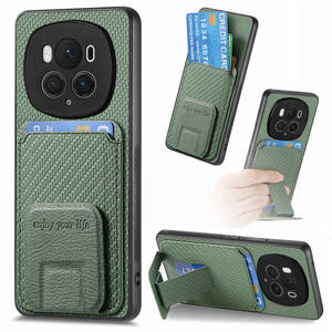 เคสโทรศัพท์แบบกระเป๋าสตางค์พร้อมขาตั้งที่มองไม่เห็นสำหรับ Huawei Pura80 Mate 80 <span class=keywords><strong>Pro</strong></span> Honor 500ที่ใส่บัตรแม่เหล็กกันกระแทก - Product Image 1