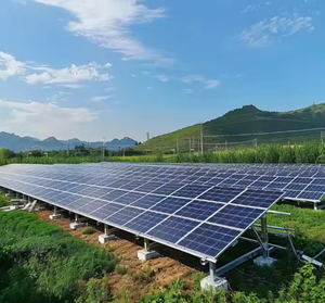 Siêu năng lượng mặt trời PV mặt đất trang trại gắn kết cấu trúc đứng bảng điều khiển năng lượng mặt trời cực gắn kết mặt đất hỗ trợ Kệ năng lượng mặt trời - Product Image 2