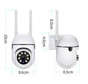 Factory A7 WiFi 360 Degree Full View Automatic Indoor/Outdoor Security <b>Camera</b> 1080p 2MP CMOS <b>Night</b> <b>Vision</b> Wireless Network - Product Image 1