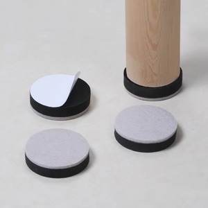 Glisseurs de <span class=keywords><strong>meubles</strong></span> en feutre pour sols en bois dur, glisseurs en feutre robustes, protège-pieds de chaise, protège-sol, déplacez <span class=keywords><strong>facilement</strong></span> vos <span class=keywords><strong>meubles</strong></span> en toute sécurité - Product Image 6