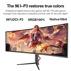 จอภาพโค้งขนาด 49 นิ้ว 5K Ultra-Wide Screen รุ่นใหม่ ผลิตเอง 144Hz PBP KVM สำหรับ PC สำนักงาน เล่นเกมส์ พร้อมพอร์ต DP จัดส่งรวดเร็ว - Product Image 6