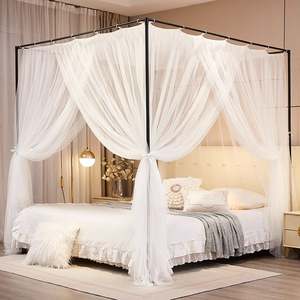 Custom Luxury Bed <b>Curtains</b> for All Seasons Girls <b>Princess</b> Room Bedroom - Product Image 5