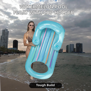 Miễn Phí Vận Chuyển Pvc Trái Tim Dưa Hấu Phòng Chờ Nước Nổi Võng Bơi Hồ Bơi Bơm Hơi <span class=keywords><strong>Float</strong></span> Nệm Với Người Giữ Cốc - Product Image 2