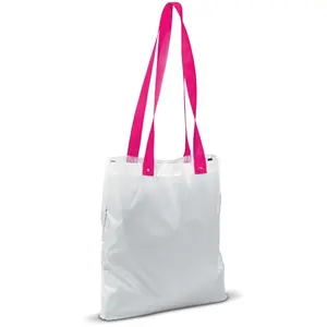 Borsa Shopper in Poliestere con Manici a Contrasto Personalizzabile per Merchandising - Product Image 2