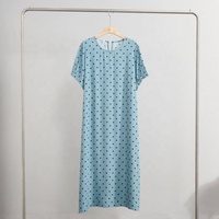 Robe d'été en coton pour femme, fine, en coton artificiel, élégante, mi-longue, ample, pour la maison, la plage, les vacances