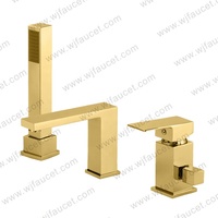 Robinet de baignoire avec douchette extractible, mitigeur à levier unique, robinet de lavabo