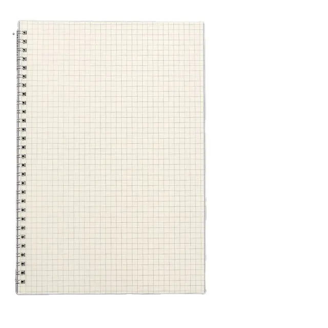 Cuaderno cuadrado en blanco engrosado, papelería universitaria sencilla, tamaño A6 A5 B5