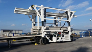 Chariot à portique à roues personnalisé avec entraînement par moteur ou hydraulique, <span class=keywords><strong>grue</strong></span> à conteneurs à pneus, 30t, 40 tonnes, 60 tonnes, 80 tonnes - Product Image 3