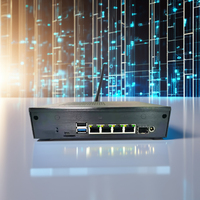 Mini PC sin Ventilador, Router Firewall SFP Pfsense, 3*RJ45 1G y 1*1G SFP, Router VPN, Servidor SFP, Mini PC para Seguridad de Red