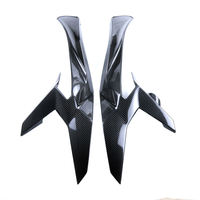 Carénages latéraux en fibre de carbone sèche 3K, finition mate ou brillante, trous de fixation pré-percés, légers et haute rigidité pour Kawasaki Ninja ZX-25R