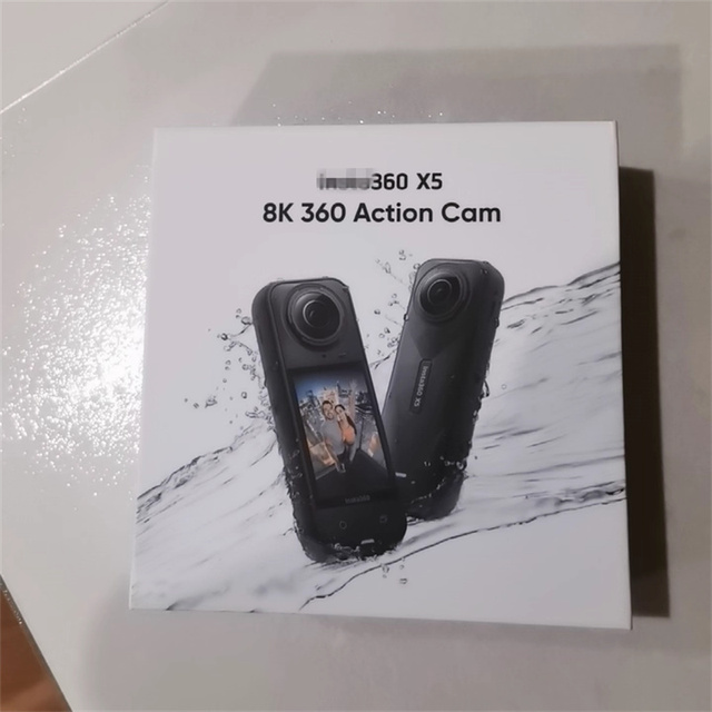 Insta 360 X5 CMOS Sensor Action Camera 15M Waterproof Replaceable Lenses Stunning Shots HD Vlog Sport Camera