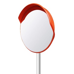 Convex Round Traffic Safety <b>Mirror</b> for Indoor and Outdoor Use Made From Durable PC & <b>Acrylic</b> Material - Product Image 1