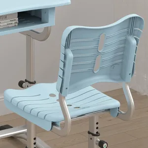 YJ Height Adjustable Students Standard Desks School Classroom Desk Chair Set