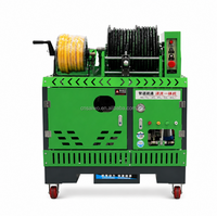 Nettoyeur de canalisations haute pression 200 bars 84 L/min avec réservoir d'eau de 500 L pour le nettoyage des tuyaux d'évacuation