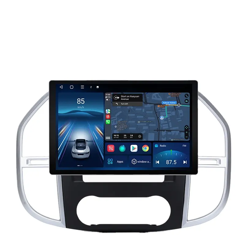 EU Stock Junsun X7 MAX 2K HD-Bildschirm Drahtloses CarPlay-Autoradio für Mercedes Benz Vito W447 2014-2020 Multimedia-Autoradio