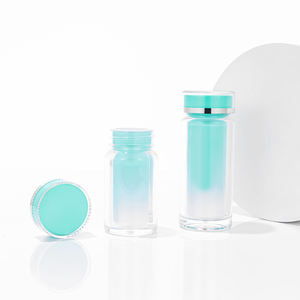 Botella de Plástico Verde Degradado de 60 ml, Grado Alimenticio, Impresión Personalizada para Productos de Salud, Cápsulas, Tabletas, Píldoras de Pescado, Vitaminas - Product Image 5