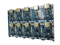 Type-c/Micro/Mini USB 5V 1A 18650 TP4056 Module de chargeur de batterie au Lithium carte de charge avec Protection double fonctions 1A Li-ion