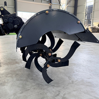 Machine de défrichage et de remblayage multifonctionnelle télécommandée pour la réhabilitation des terres agricoles et des vergers