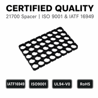 Support d'espacement personnalisé pour batterie 21700, entretoise cylindrique 22,5 mm 21,7 mm, accessoire d'assemblage de pack de batteries DIY ISO9001