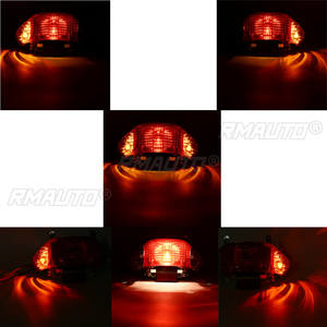 Feu arrière de moto avec clignotants intégrés pour scooters chinois 50cc GY6, cyclomoteurs Chuanl, Sunny, SSR, TaoTao - Product Image 3