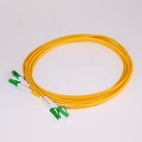 Câble de raccordement fibre optique duplex LC/APC SM DX personnalisé 2.0/3.0mm 9/125 G652D/G657A1 CATV SFP FTTH GSM SDK POE 3/5m