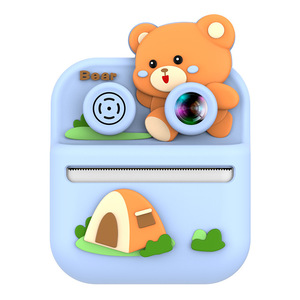 Kids Instant <b>Camera</b> 2.4 Inch Screen <b>Print</b> Photo Plastic Material For Boys And Girls - Product Image 3