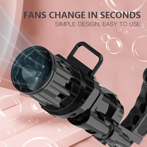 Tốt Nhất Người Bán Đầy Đủ Tự Động Bong Bóng gatling Súng Pin Powered Shatterproof Nhựa Trẻ Em Dễ Thương Phong Cách Cao Đầu Ra Bong Bóng Máy - Product Image 5