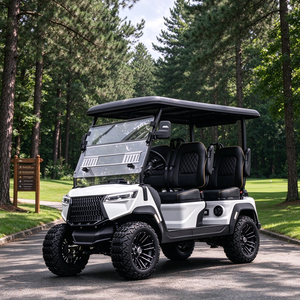 Nouveau design 2026 : Voiturette de golf électrique 4 places, tout-terrain robuste pour la ferme, la chasse et la plage - Product Image 1