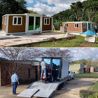 Maison conteneur modulaire préfabriquée de luxe la plus populaire Panneau ondulé extensible personnalisé pour l'école US Costa Rica Mexique
