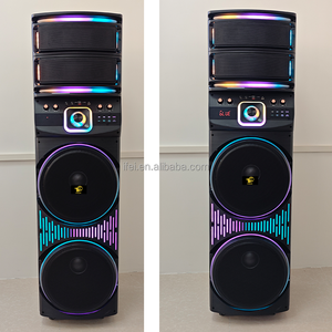 Mới nhất DJ đôi 12inch loa lớn TWS điện lớn loa woofer với đôi Micro không dây ifeigift 1286 Loa - Product Image 5