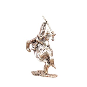 1 pièce, petite figurine artisanale en laiton, motif <span class=keywords><strong>Chevalier</strong></span> et Cheval, pour bureau, salon, meuble à vin, décoration de bureau, figurine de thé ou décoration de voiture - Product Image 4