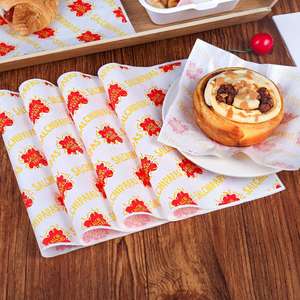 Eco-friendly Laminated PE Virgin <b>Food</b> Grade Greaseproof Disposable <b>Paper</b> Takeaway Container for Cake and Bread - Product Image 1