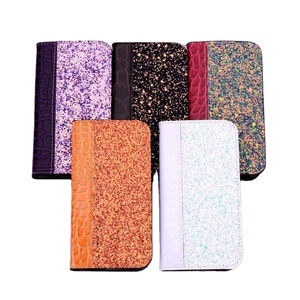 Nuova Cover in Pelle PU Lucida con Glitter e Cristalli per <span class=keywords><strong>Huawei</strong></span> P20/Mate 20/<span class=keywords><strong>Y5</strong></span>/Y6/Y7/Honor 9 - Product Image 1