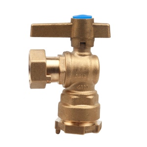 <span class=keywords><strong>Vanne</strong></span> de compteur d'eau en laiton verrouillable de type italien antivol Maroc DN20 - Product Image 1