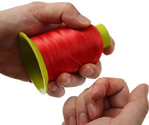 Hilo de Coser de Punto de Cruz Teñido con Filamento Unido Sostenible de Alta Resistencia al Agua, 1700 m, Poliéster+Nailon 150D/3 Mercerizado - Product Image 6