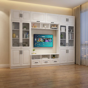 Mueble <span class=keywords><strong>de</strong></span> TV Moderno Multifuncional <span class=keywords><strong>de</strong></span> Madera Resistente, Diseño Elegante para Sala <span class=keywords><strong>de</strong></span> Estar, Soporte <span class=keywords><strong>de</strong></span> TV y Consola para Apartamento y Dormitorio - Product Image 1