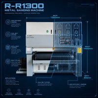 Machine à poncer métallique robuste pour l'élimination de la rouille et le nivellement des surfaces des plaques en acier au carbone