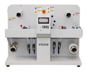 Vorey เครื่องตัดสติกเกอร์สำหรับติดฉลากบนโต๊ะ VD240P เครื่องตัดกล้อง CCD แบบแท่นแท่นตัดติดตามการผลิต - Product Image 1