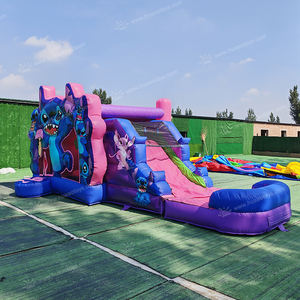 Castillo Inflable Comercial Verde con Tobogán, Certificado CE, Ecológico, 7x4x4m, Castillo de Salto y Brincos de Superhéroes - Product Image 3