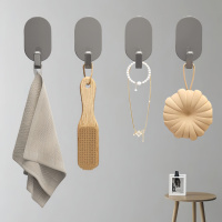 Crochets adhésifs sans perçage, supports muraux invisibles pour suspendre sacs, chapeaux, manteaux derrière la porte, crochets ultra-résistants pour l'organisation domestique